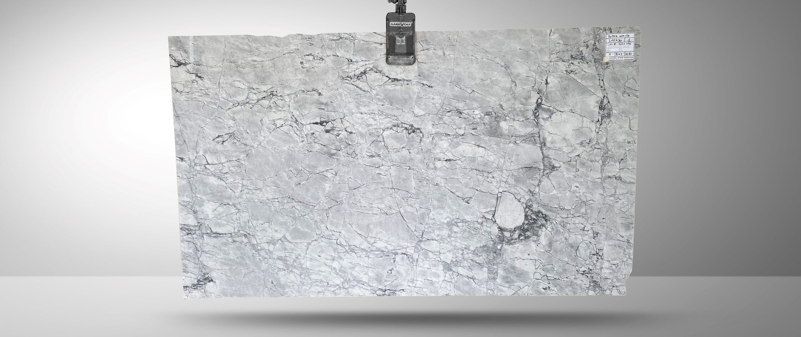 Worldstone Superwhite dolomite honed batch 210730