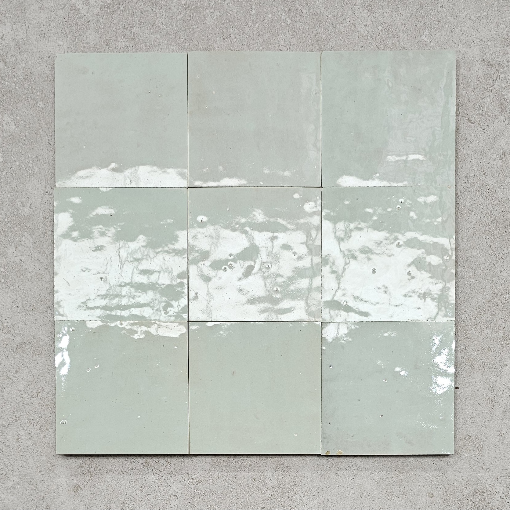 Zellige Handmade Tiles (Mint)