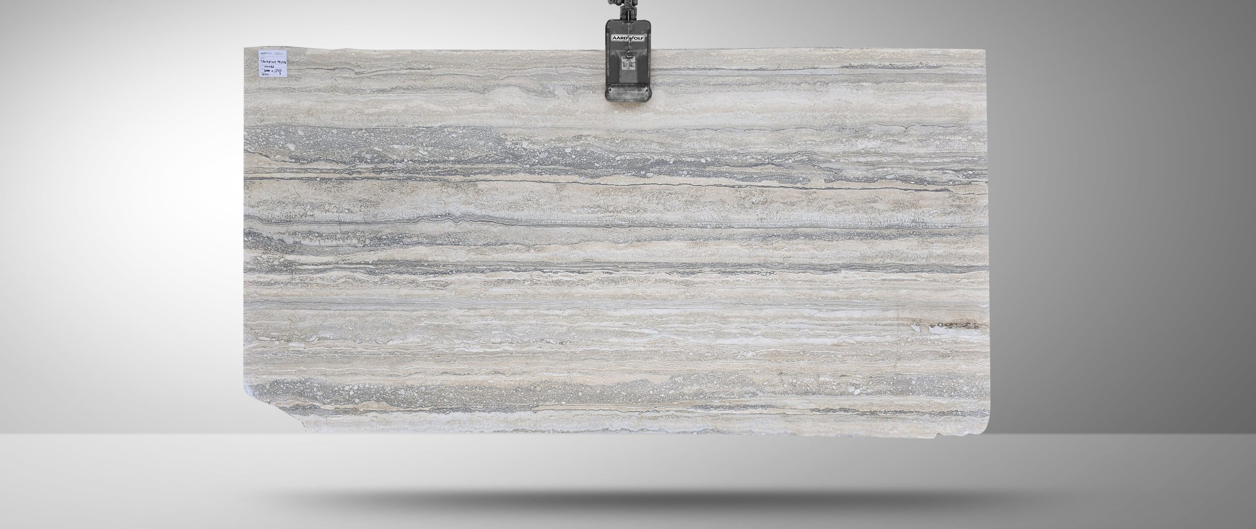 Worldstone Travertine Pewter Batch 15021 Slab #3